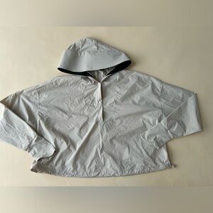 Beneunder Light Gray Women's Hooded Pullover Jacket size m
